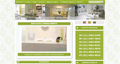 Desktop Screenshot of clinicaleger.com.br
